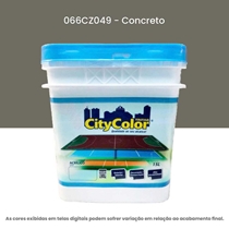 Tinta Acrílica Piso Citycolor 15l 066CZ049 Concreto (MP)