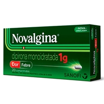 Novalgina 1G  20 Comprimidos  Sanofi-Aventis Referencia