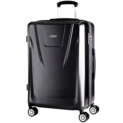 Mala De Viagem Média Samsonite Derby Spinner 24 Rígida Preta - 13282210411