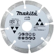 Disco De Corte Makita Diamantado Segmentado 105x20x8mm D-63688 (MP)