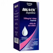 Ibuvix Gotas Sol Oral  100mg/20mL Ibuprofeno Geolab Similar