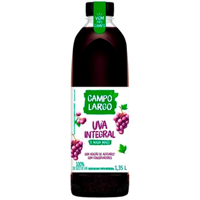 Suco de Uva Integral Campo Largo 1,35 Litros