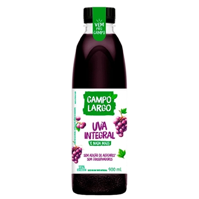 Suco de Uva Integral Campo Largo 900ml