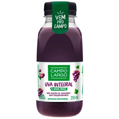 Suco de Uva Integral Campo Largo 250ml