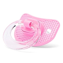 Chupeta Lolly Bico Silicone Rosa 6-18 Meses