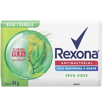 Sabonete em Barra Rexona Antibacterial Erva Doce 84g