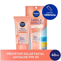 Protetor Solar Facial Nivea Antiacne FPS50 40ml