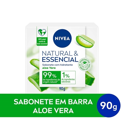 Sabonete em Barra Nivea Natural & Essencial Aloe Vera 90g