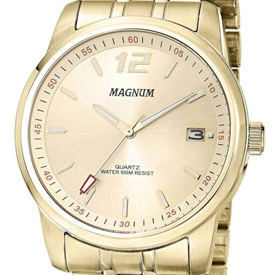 Relógio Masculino MAGNUM Automático MA33835P 21Jewels 