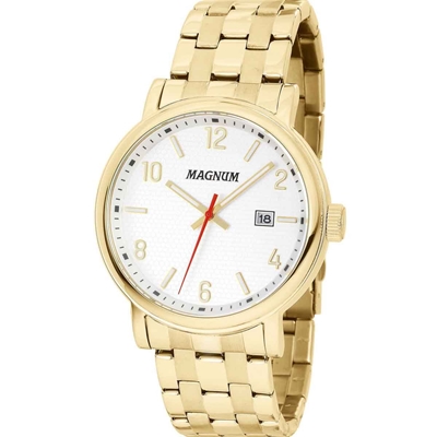 Relógio Masculino Magnum Dourado MA34610H