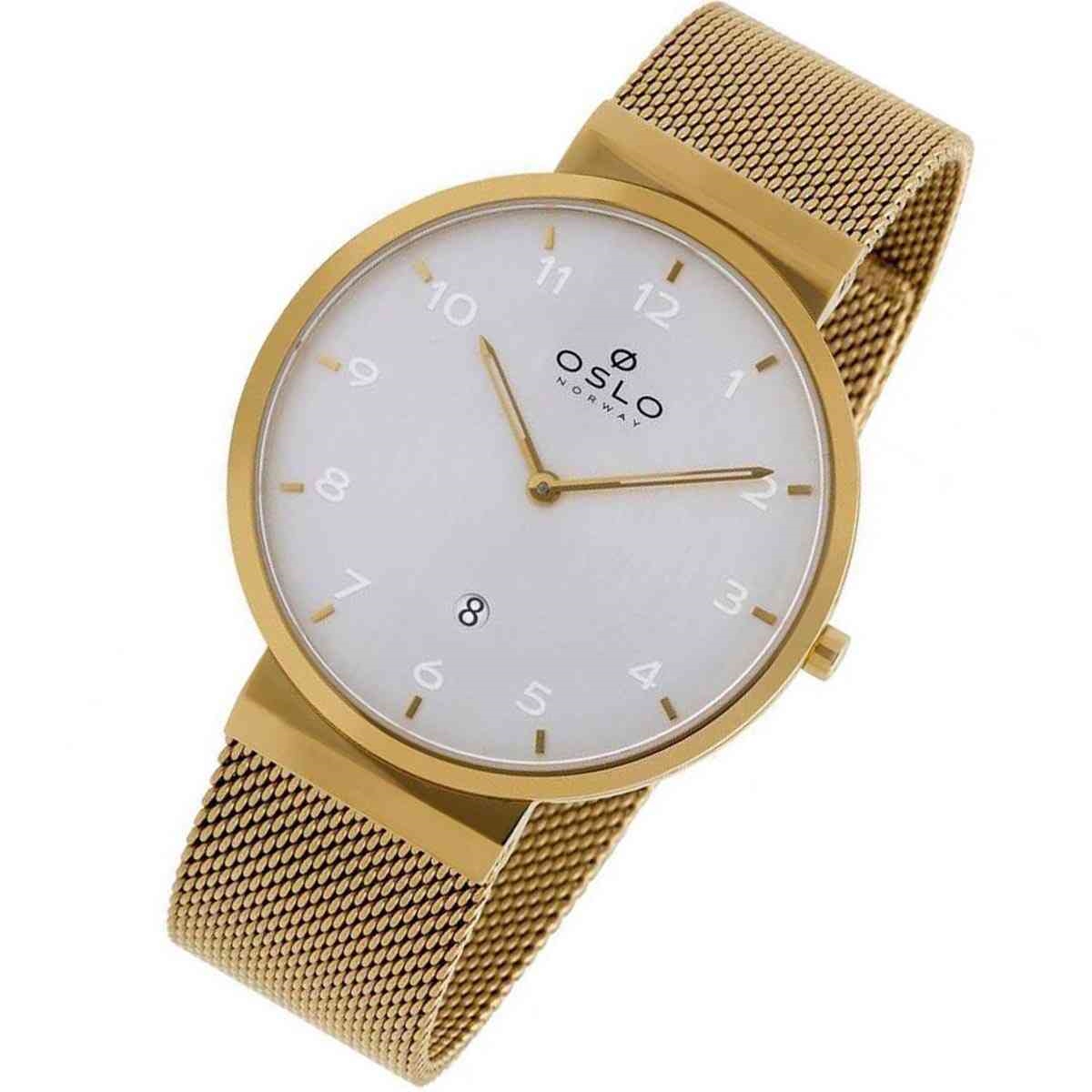 Relógio Oslo Masculino Dourado OMGSSS9U0003