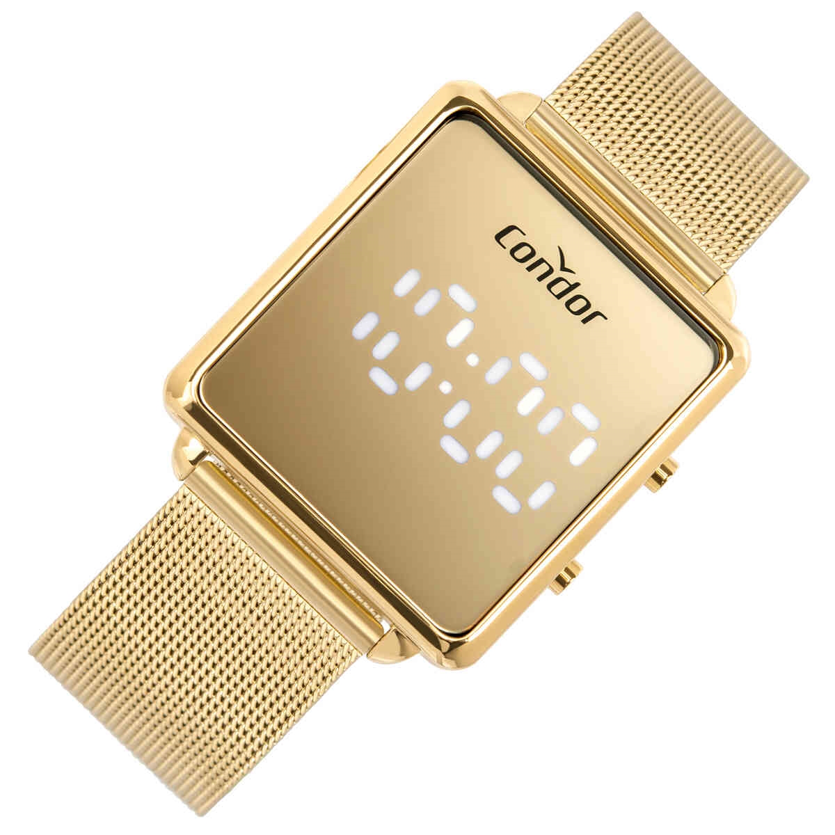 Relógio Digital Smartwatch Dourado Elegante + Pulseira de Bônus - Gold