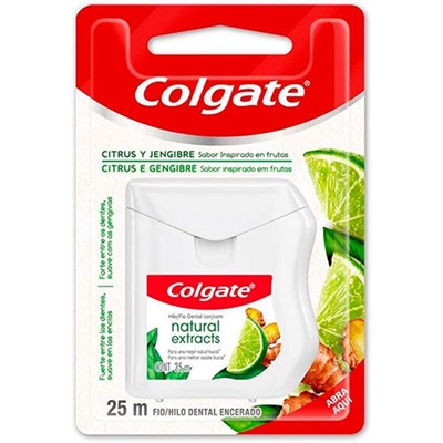 Fio Dental Colgate Natural Extracts Limão 25m