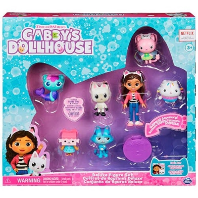 Conjunto De Figuras Deluxe Sunny Gabby's Dollhouse Com 7 Bonecos 3062
