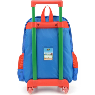 Mochila Carrinho Azul e Preto Kids Video Game