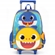 Mochila de  Rodinha Luxcel Baby Shark Azul Escuro - IC37476BS