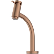 Torneira Celite Para Lavatório De Mesa Bica Baixa Basic Rose Gold Matte (MP)