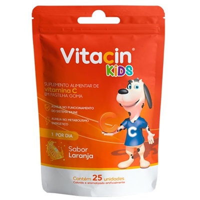 Vitacin Kids  25 Gomas Sabor Laranja Geolab