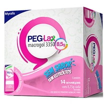 Peg Lax 8,5g 14 Envelopes  Pó Solução Oral Sem Sabor Myralis