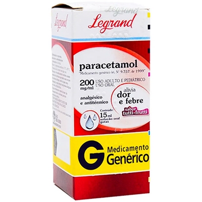 Paracetamol 200mg 15mL Legrand