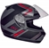 Capacete Fly Drive HG Elegance Ptoch Preto E Vermelho 60