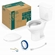 Kit Vaso Sanitário Celite Acesso Branco Com Caixa Acoplada 3,6L (MP)