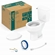 Kit Vaso Sanitário Celite Acesso Confort Branco Com Caixa Acoplada 3,6L (MP)