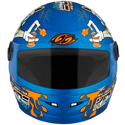 Capacete Pro Tork Liberty For Kids Paint Azul Fosco 54