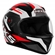 Capacete Pro Tork Mixs Fokker V23 Preto E Vermelho Brilhante 58