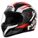 Capacete Pro Tork Mixs Fokker V23 Preto E Vermelho Brilhante 58