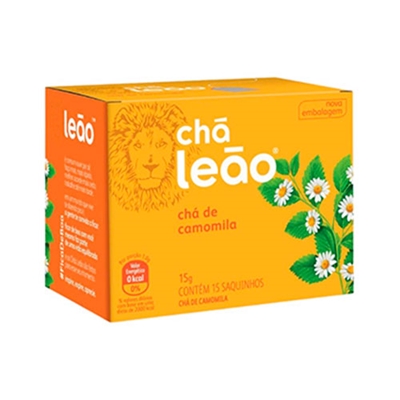 Chá Leão Camomila 15g Contém 15 Sachês