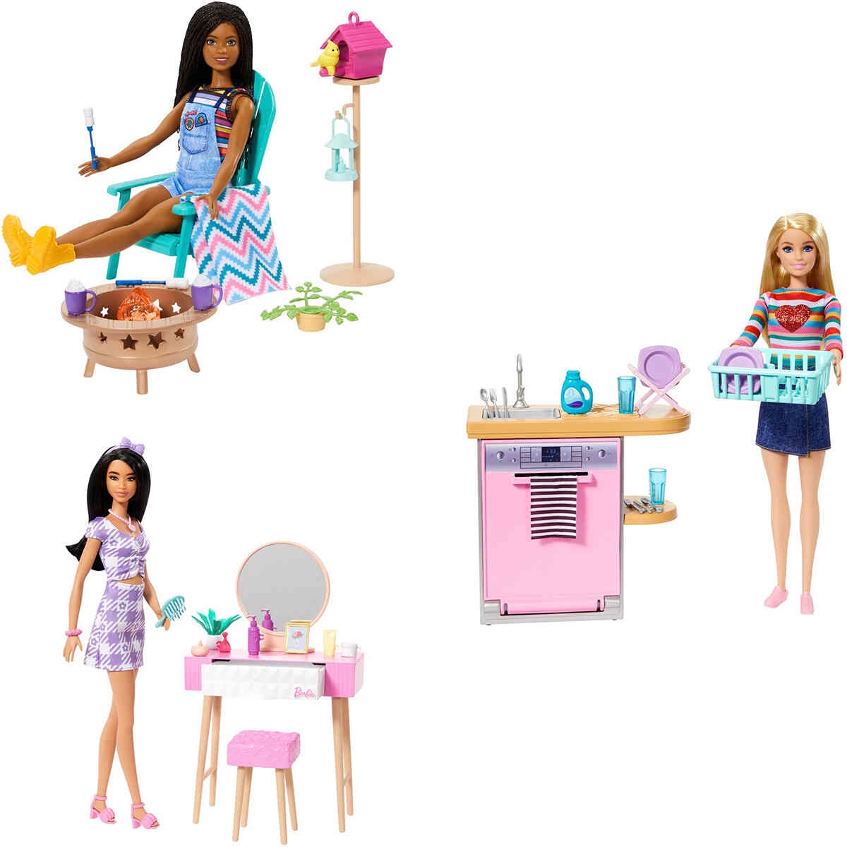 Kit 2 Bonecas Polly Pocket Moda Da Aventura No Espaço Magico