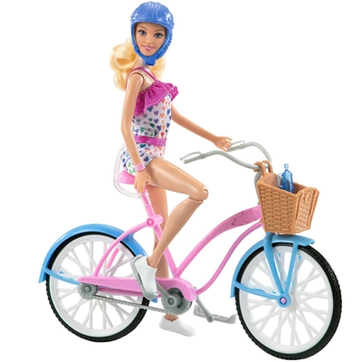 Boneca Mattel Barbie Passeio De Bicicleta HBY28