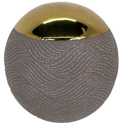Adorno Noritex Esfera Dourado E Prata 441-627863