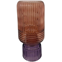 Vaso Decorativo Noritex Marrom E Roxo 455-35987