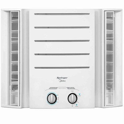 Ar Condicionado de Janela Springer Midea Eletrônico Frio QCK105RB 10000  Btus Branco 220V