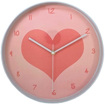 Relógio De Parede Noritex Coração Rosa 423-210648