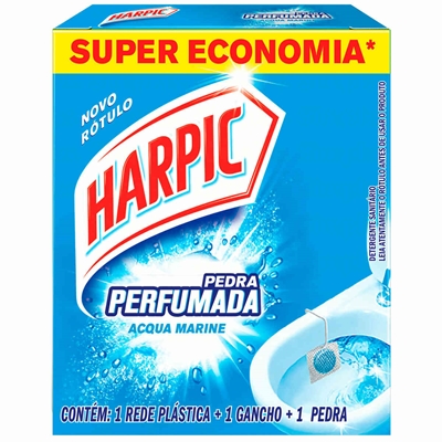 Pedra Sanitária Perfumada Harpic Acqua Marine 25g