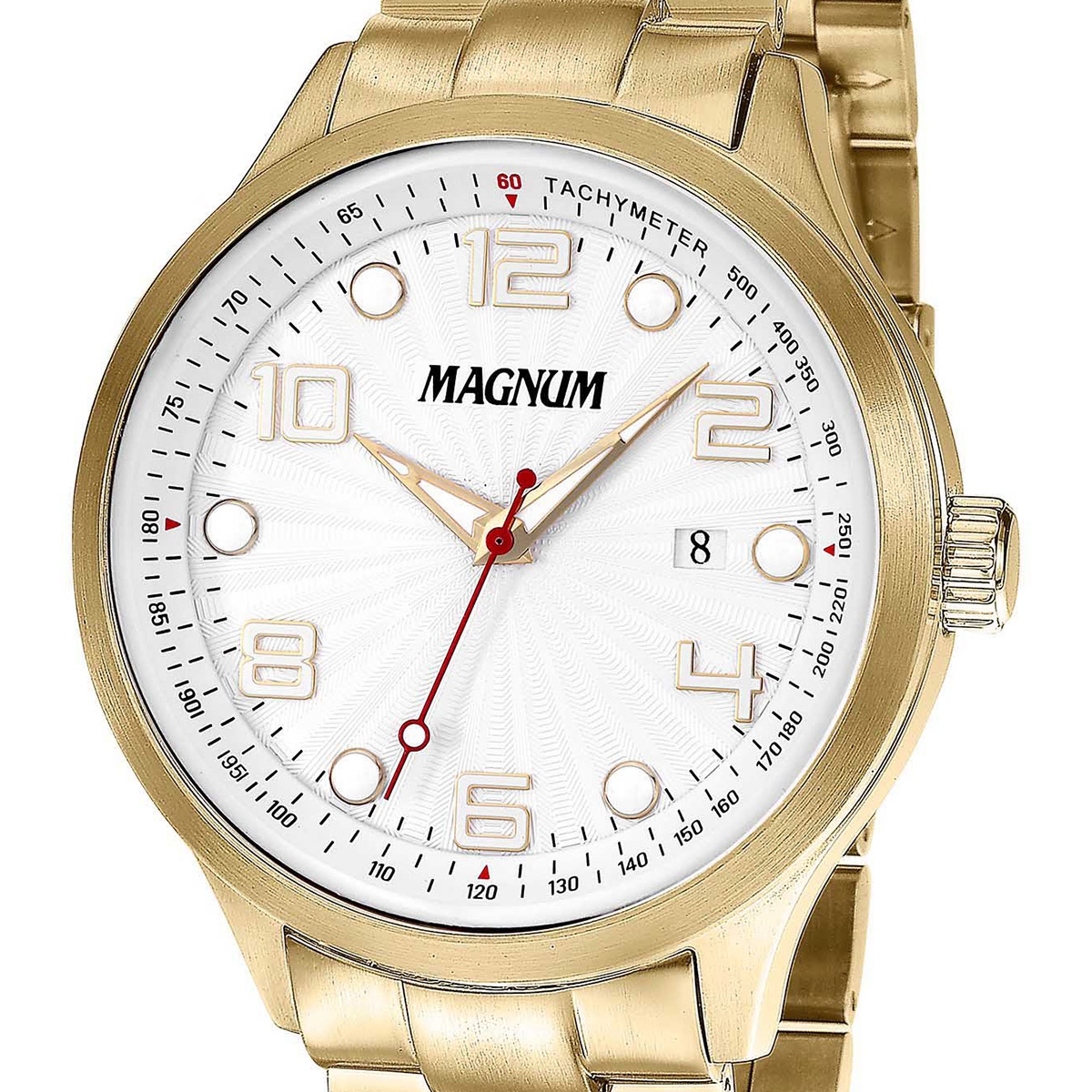 Relógio Magnum Masculino Analógico Prata/Dourado MA32890S