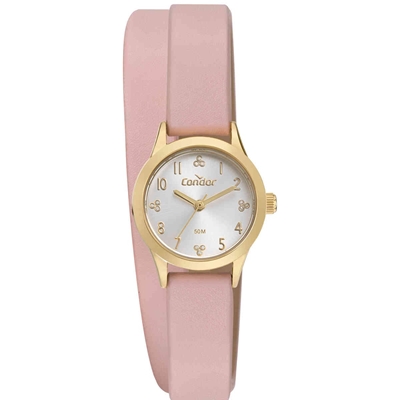 Relógio Feminino Condor Dourado E Rosa COPC21JKQ/5K