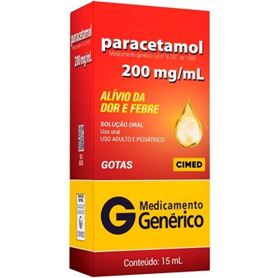 Paracetamol 200mg/mL  15mL Cimed