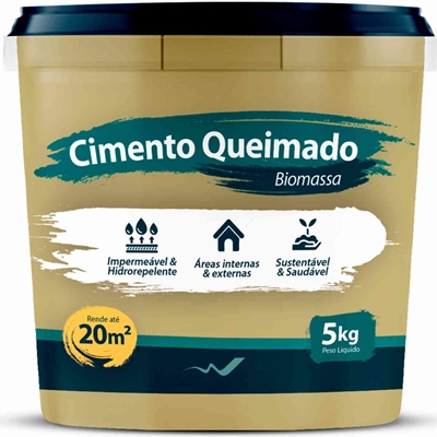 Cimento Queimado Biomassa 5kg Ouro Envelhecido (MP)