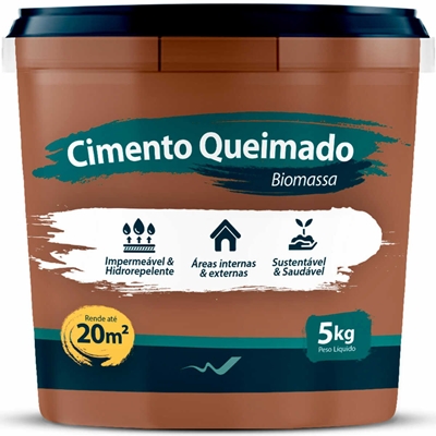 Cimento Queimado Biomassa 5kg Cacau (MP)