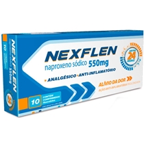 Nexflen 550mg 10 Comprimidos Revestidos  Legrand