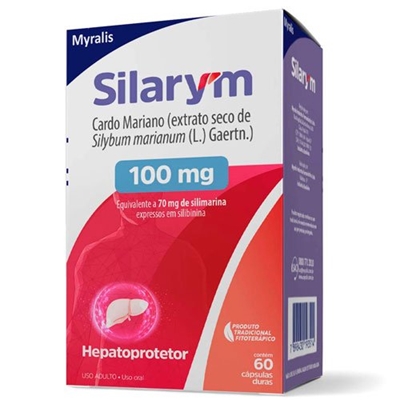 Silarym 100mg Caixa Com 60 Cápsulas Myralis