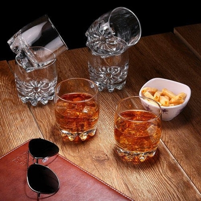 Jogo 6 copos whisky em vidro Sylvana 300ml 9cm Pasabahce
