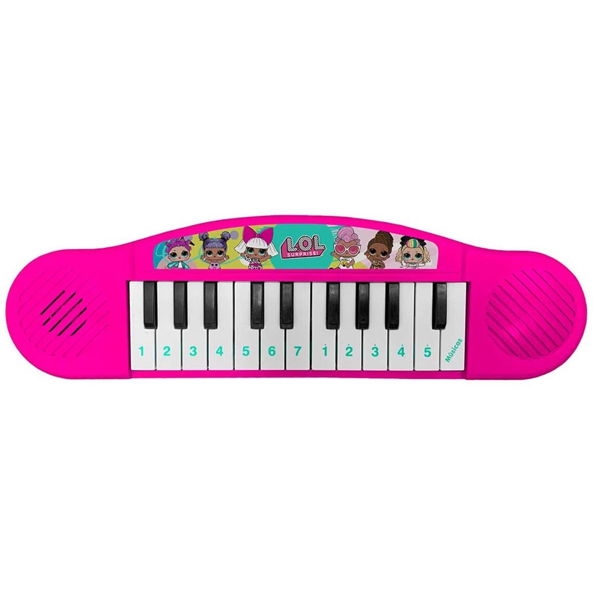 Piano Musical Infantil Lol Surprise Com Luz - Candide 9818 - Fabrica da  Alegria