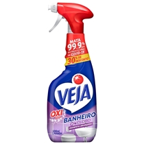 Desinfetante Branqueador Veja Banheiro Antibac Oxi Ativo Lavanda Spray 500ml