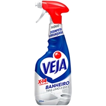 Desinfetante Banheiro Veja Tira Limo X-14 Cloro Ativo Spray 500ml