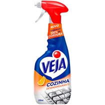 Limpador Veja Cozinha Desengordurante Laranja Spray 500ml